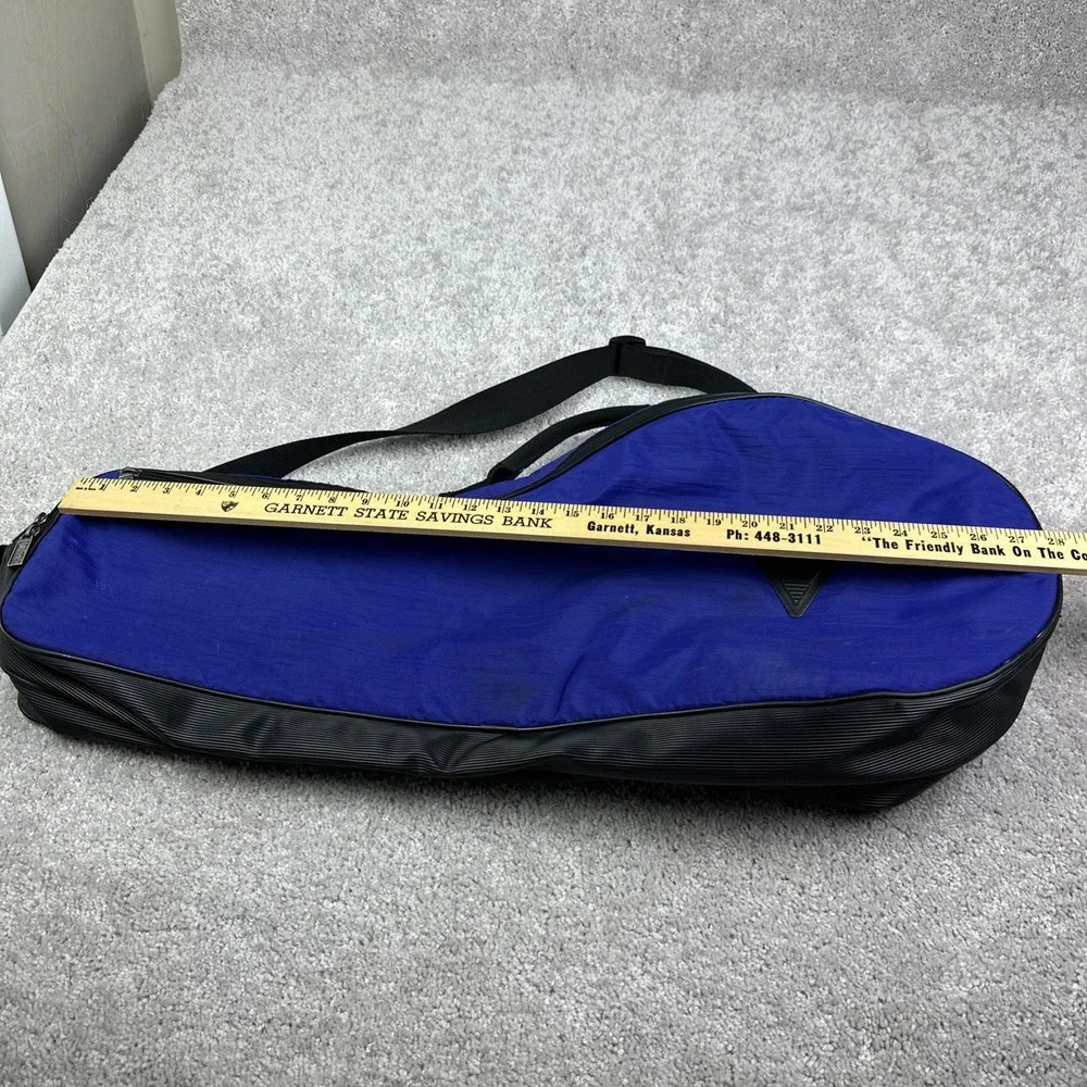 Vtg 90s Prince Double Tennis‎ Racket Bag Case Pocket Blue Purple